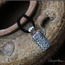 Bamboo Leaves Sterling Silver Pendant & Cord - OutOfAsia